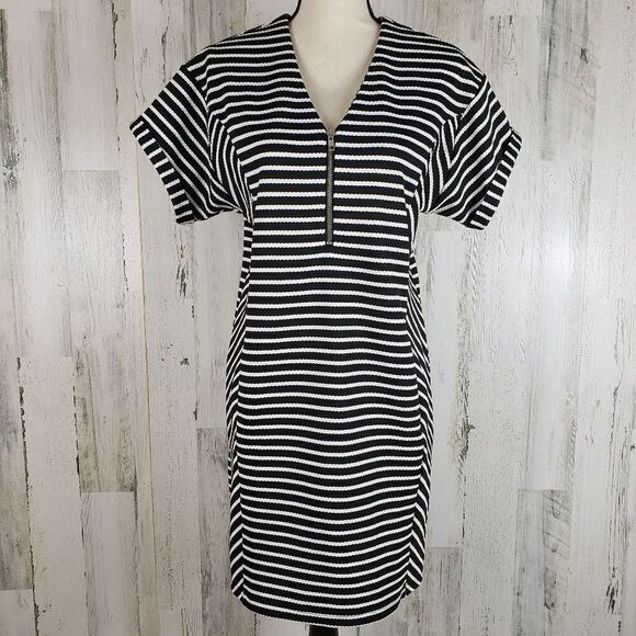 LongTallSally Zip Striped Dress Sz XS - Picture 1 of 8